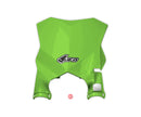 UFO Kawasaki Stadium Front Plate KXF250 17-25 KXF450 16-25 Green