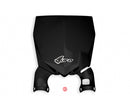 UFO Yamaha Stadium Front Plate YZ125-250 15-18 /YZF250 10-18/450 10-17 ( Black)