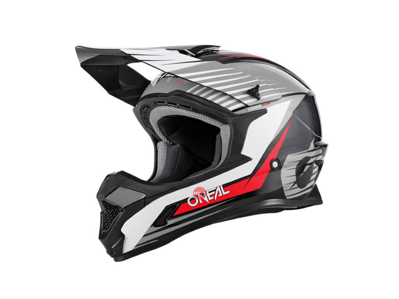 Oneal Medium 23 1SRS Stream Black red Adult 57 58CM Off Road Helmet Size 58cm