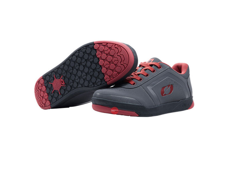 Oneal 22 Pinned Flat Grey Red Shoe Size 10 (EU) 43