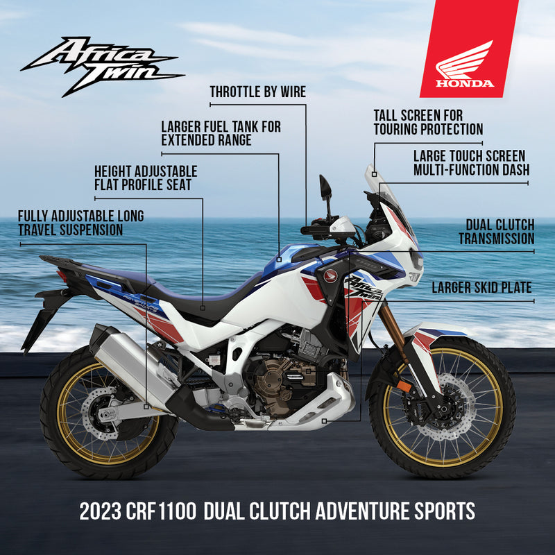 Twin 1100 2021 Africa Twin Fuel Range Honda CRF1100L Africa Twin