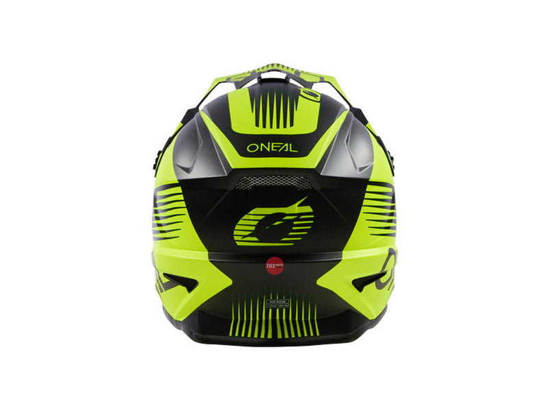 Oneal 1SRS Stream V.23 Black N-Yellow Off Road Helmet Size Youth XL 53 54cm