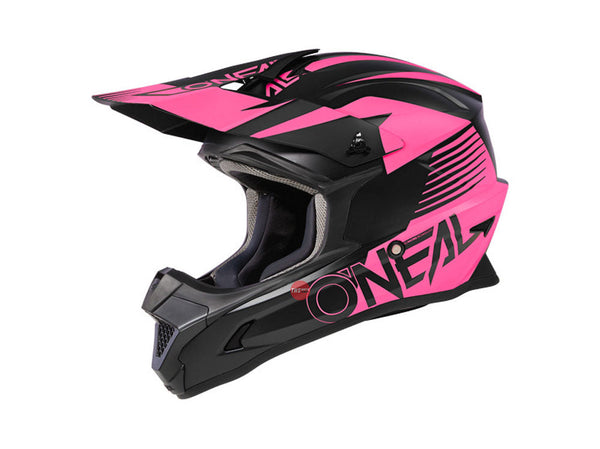 Oneal Medium 23 1SRS Stream V.23 Black Pink Youth Off Road Helmet Size 52cm