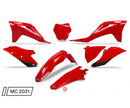 UFO Plastics Kit Gas Gas Mc/mc-f/ex/ex-f 21-23 (OEM Mc/mc-f - Red)