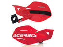 Acerbis Uniko MX handguard red universal with mount kit