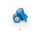 R&G M10 Blue Paddock Stand Bobbins (pair)