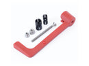 R&G Moulded Lever Guard (19mm - 21mm) For Most Honda's Red
