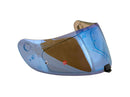 HJC HJ-20STML Blue Chrome Visor