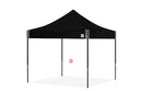 E-Z Up 3x3m Eclipse Black Frame Black Top + Stakes
