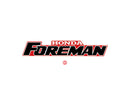 ATV City Honda Foreman Tank Sticker 300mm White/Red/Black