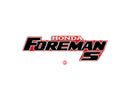 ATV City Honda Foreman S Tank Sticker 300mm White/Red/Black