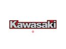 ATV City Kawasaki Side Logo Red/Black Sticker