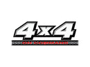 ATV City Yamaha 4x4 On Command 120mm Sticker Red/Black/Silver