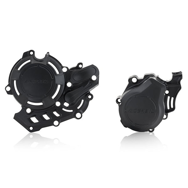 Acerbis X-Power Engine Case Cover Kit Black KTM/HUSQVARNA