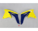 UFO Suzuki Radiator Shrouds RMZ450 2008 (yel 01-18)