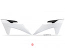 UFO KTM Compatible Radiator Covers EXC150/250/300 24-25 EXC-F250/350/450/500 24-25 White
