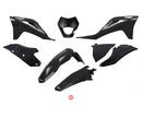 UFO Plastics Kit Gas Gas With H/light Shroud Ec/ec-f 21-23 Black