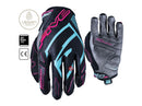Five MXF PRORIDER S Womans Grey / Blue / Pink Off Road Gloves Size 09 Medium