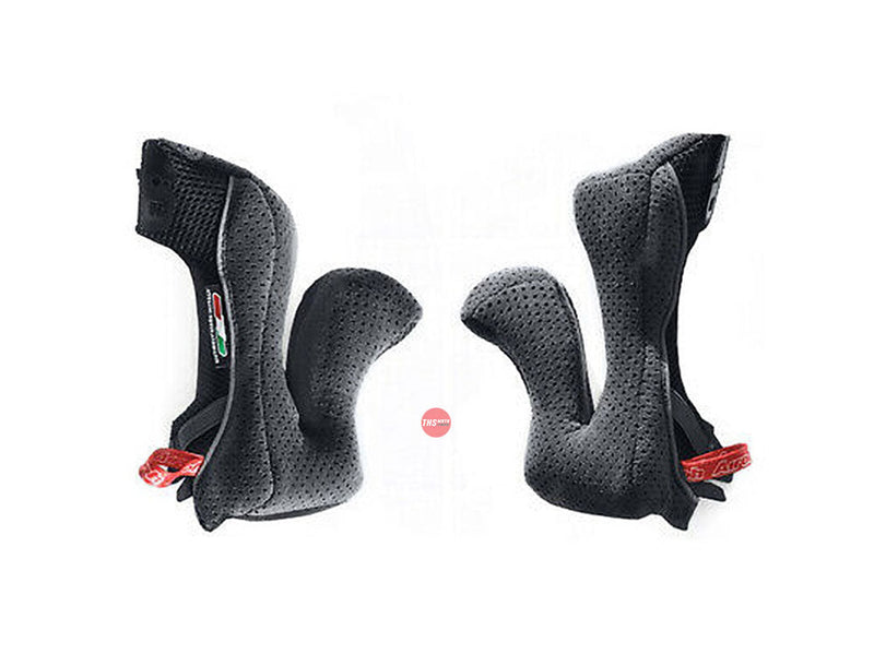 Airoh Aviator 2.2 Black/White Cheek Pads Size XL