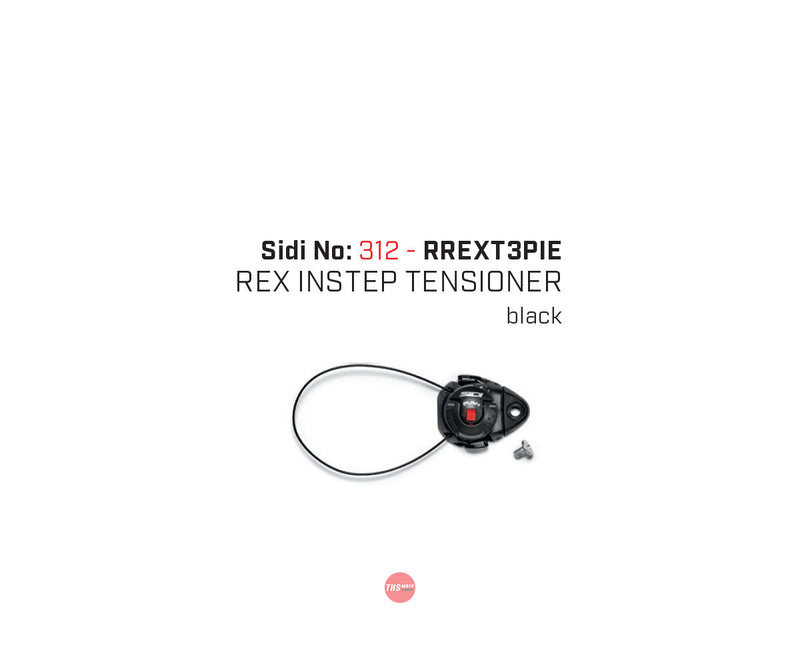 Sidi Rex Instep Tensioner Black Ref312