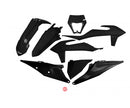 UFO Plastics Kits With Headlight Shroud KTM Exc 20-23 Black