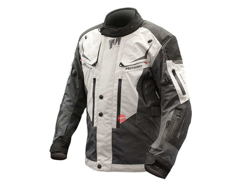 MotoDry Rally 2 Jacket Grey/Black Size 7XL Stout Plus