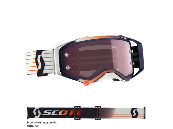 Scott Prospect Amplifier Goggle Blue / White Rose Works Lens
