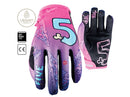 Five MXF4 Slice Kids Neon Purple Off Road Gloves Size 06 XL