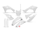 UFO Full Plastics Kit Kawasaki KX250F 25 / KX450F 24-25 White
