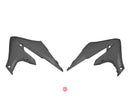 UFO Yamaha Radiator Shrouds YZF250 19-23 YZF450 18-22 WRF250 20-25 WRF450 19-25 (yz Grey)