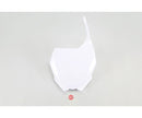 UFO Yamaha Front Plate YZ125/250 06-14 / YZF250/450 06-09  White