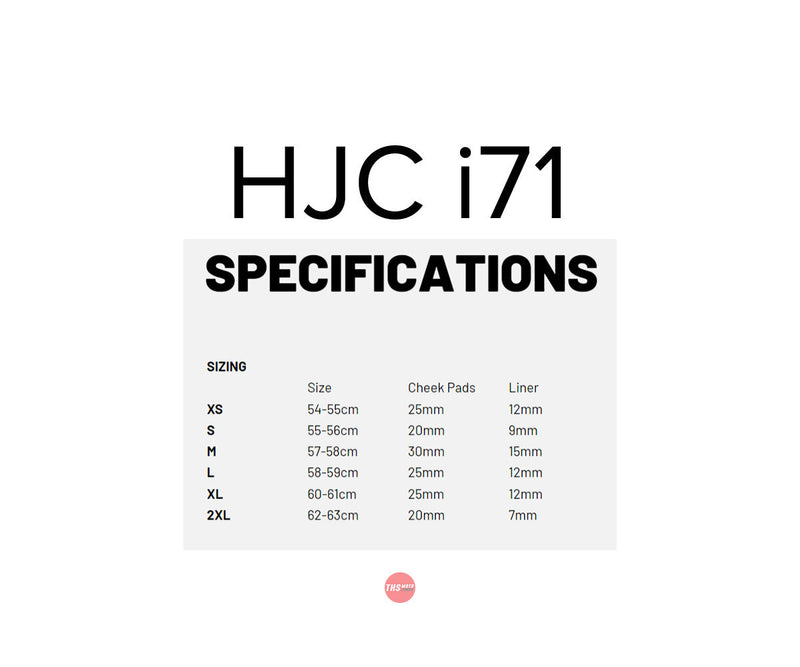 HJC 2XL i71 Iorix MC1SF Road Helmet Size 2XL