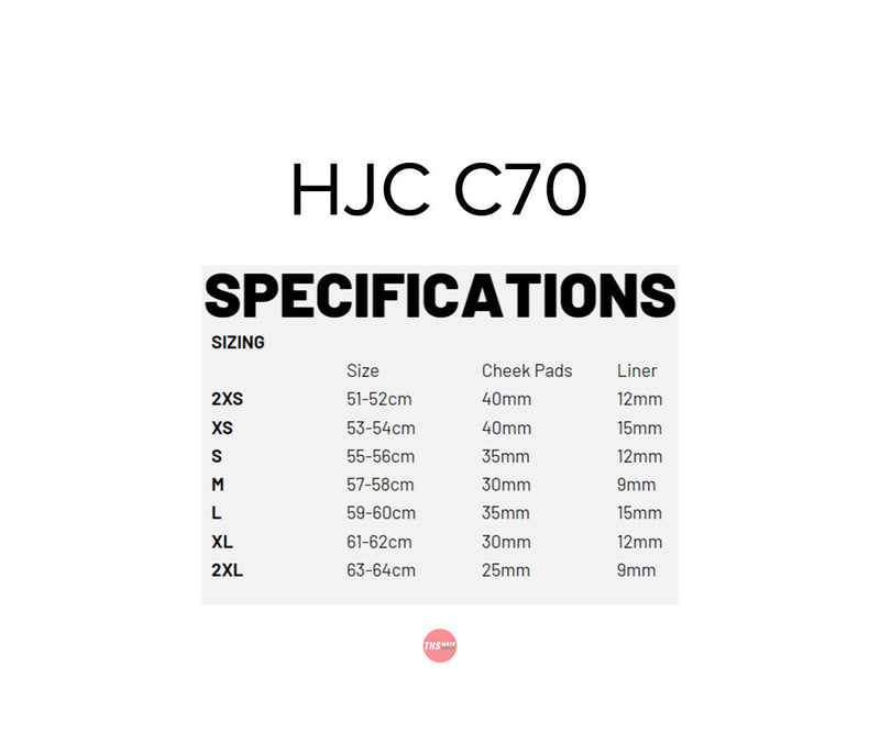 HJC Xl C70N Alia MC5SF Road Helmet Size XL