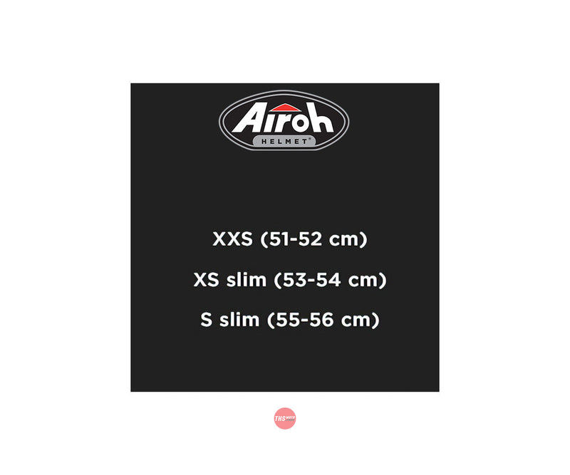 Airoh Wraap Broken Red/Blue Off Road Helmet Youth Size XS 54cm