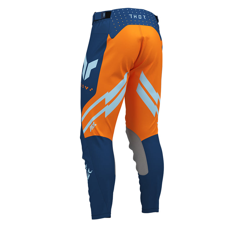 Thor MX S26 Launchmode Futura Navy Orange Off Road Pants Waist Size 44"