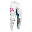 Thor MX S26 Launchmode Bleach White Aqua Off Road Pants Waist Size 40"