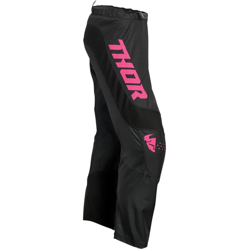 Thor MX Pants  Sector Women Minimal Black Pink 3 4 Waist Size 25"
