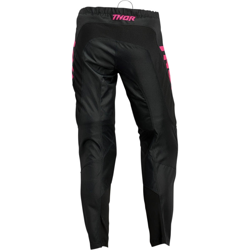 Thor MX Pants  Sector Women Minimal Black Pink 3 4 Waist Size 25"