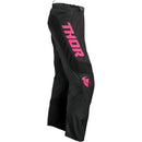 Thor MX S25 Sector Minimal Black Pink Off Road Pants Womens Size 1/12 Waist Size 30"