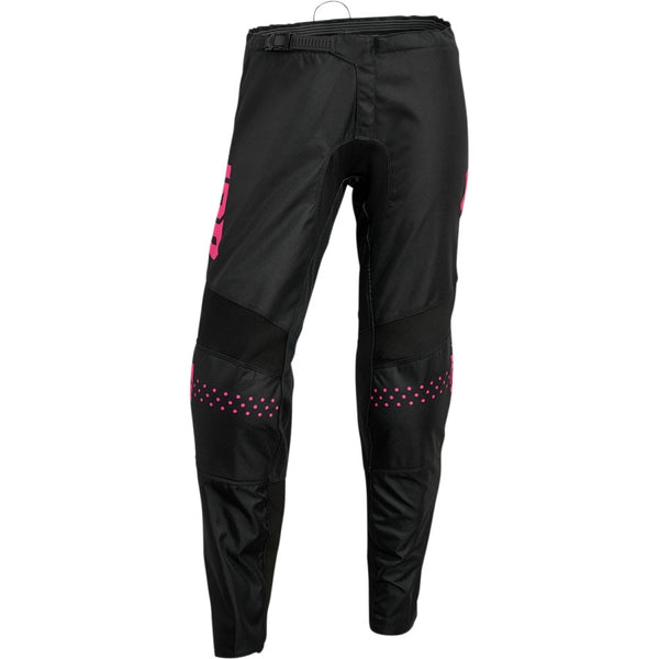 Thor MX Pants  Sector Women Minimal Black Pink 11 12 Waist Size 30"