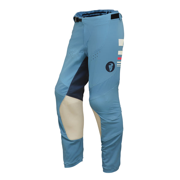 Thor MX Pants S25  Women Prime Blaze Blue White Size 9 10 Waist Size 28"