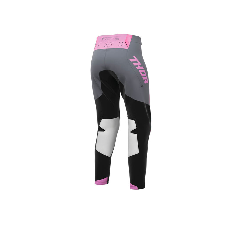 Thor MX Pants S26  Womens Sportmode Velocity Black Orange 7 8 Waist Size 27"