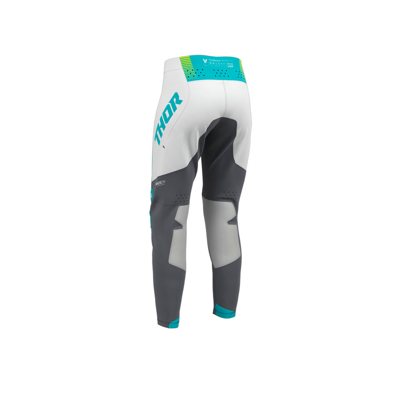 Thor MX Pants S26  Womens Sportmode Velocity Gray Aqua 11 12 Waist Size 30"
