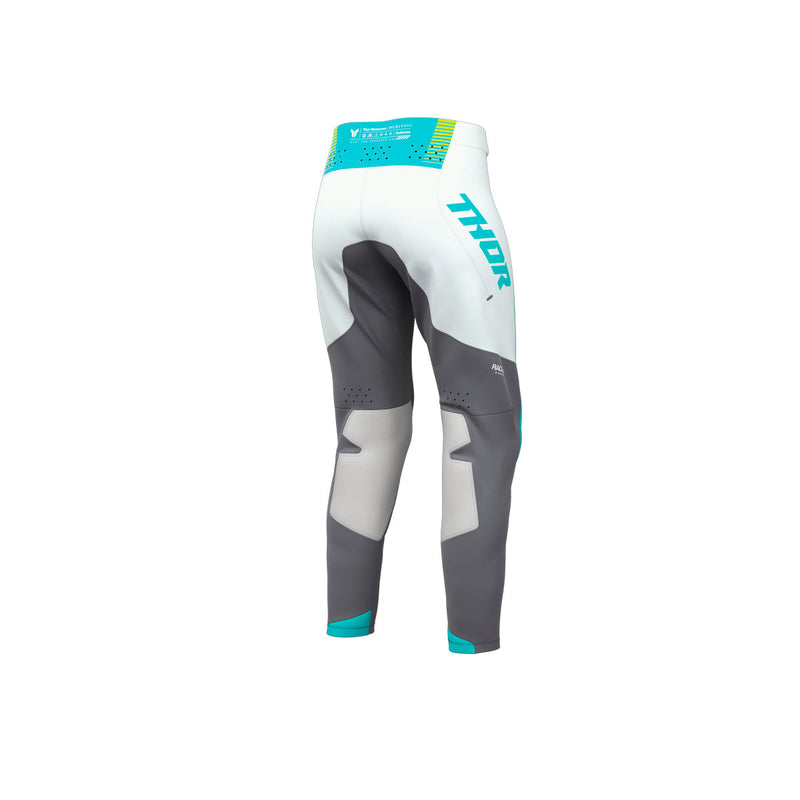 Thor MX Pants S26  Womens Sportmode Velocity Gray Aqua 11 12 Waist Size 30"