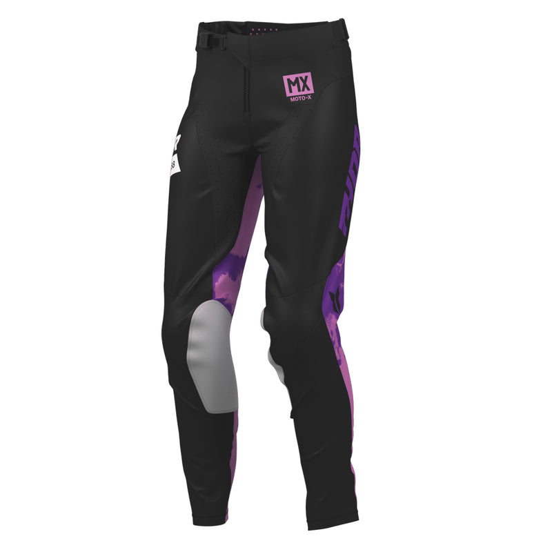 Thor MX Pants S26  Womens Launchmode Bleach Black Org 11 12 Waist Size 30"