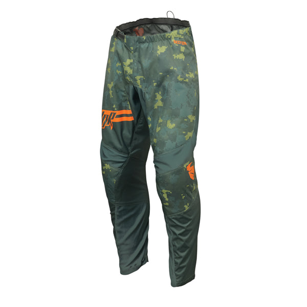 Thor MX Pants  Sector Youth Digi Green Camo Size 18 Waist Size 18"