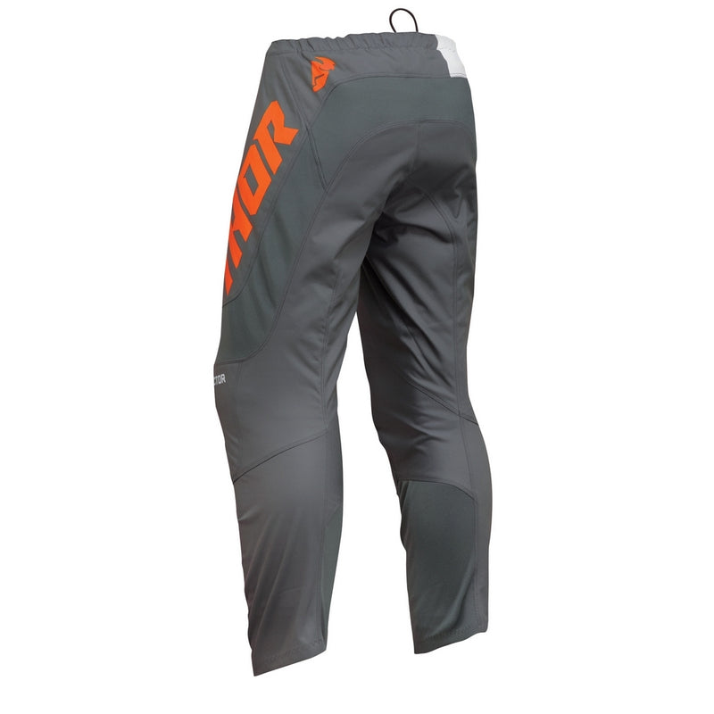 Thor MX Pants S25  Sector Youth Checker Charcoal Orange Size 26 Waist Size 26"