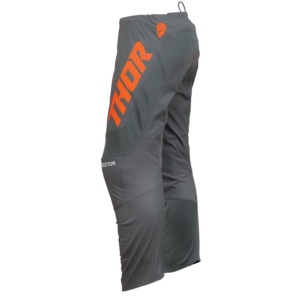Thor MX Pants  Sector Youth Checker Charcoal Orange Size 28 Waist Size 28"