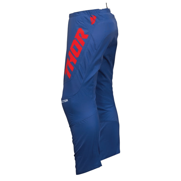 Thor MX Pants  Sector Youth Checker Navy Red Size 18 Waist Size 18"