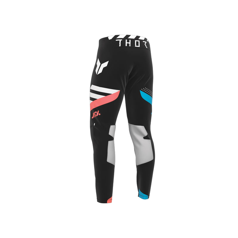 Thor MX Pants S26  Youth Sportmode Synth Black 26 Waist Size 26"